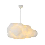 Kiyomi | Tweedelige Moderne Witte Designer Wolk Hanglamp